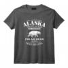 Ours Polaire de l'Alaska T-Shirt Léger et Classique - Pour les Amoureux de la Nature et des Animaux Sauvages