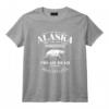 Ours Polaire de l'Alaska T-Shirt Léger et Classique - Pour les Amoureux de la Nature et des Animaux Sauvages