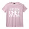 Ici Le Chef C'est Moi Cuisiner Accessoire de Cuisine T-Shirt - Cadeau Original pour Chef Passionné de Plats
