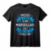 HapBird T-Shirt - Cadeau Humoristique Homme Parfait Originaire de Marseille - Idée Unique pour Supporter de Football
