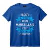 HapBird T-Shirt - Cadeau Humoristique Homme Parfait Originaire de Marseille - Idée Unique pour Supporter de Football