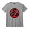 L'emblème du grunge BDSM de Triskele T-Shirt - Cadeau Culture pour Dominants, Soumis, Maîtres, Esclaves ou Switch