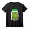 Verre de cornichons Bocal de cornichons à l'aneth T-Shirt - Idée Cadeau Amusante pour Amateurs de Cornichons, Enfants et Adultes