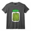 Verre de cornichons Bocal de cornichons à l'aneth T-Shirt - Idée Cadeau Amusante pour Amateurs de Cornichons, Enfants et Adultes
