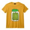 Verre de cornichons Bocal de cornichons à l'aneth T-Shirt - Idée Cadeau Amusante pour Amateurs de Cornichons, Enfants et Adultes