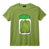 Verre de cornichons Bocal de cornichons à l'aneth T-Shirt - Idée Cadeau Amusante pour Amateurs de Cornichons, Enfants et Adultes