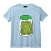 Verre de cornichons Bocal de cornichons à l'aneth T-Shirt - Idée Cadeau Amusante pour Amateurs de Cornichons, Enfants et Adultes