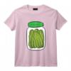 Verre de cornichons Bocal de cornichons à l'aneth T-Shirt - Idée Cadeau Amusante pour Amateurs de Cornichons, Enfants et Adultes