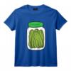 Verre de cornichons Bocal de cornichons à l'aneth T-Shirt - Idée Cadeau Amusante pour Amateurs de Cornichons, Enfants et Adultes