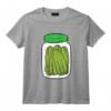 Verre de cornichons Bocal de cornichons à l'aneth T-Shirt - Idée Cadeau Amusante pour Amateurs de Cornichons, Enfants et Adultes