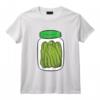 Verre de cornichons Bocal de cornichons à l'aneth T-Shirt - Idée Cadeau Amusante pour Amateurs de Cornichons, Enfants et Adultes