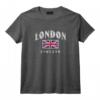 Londres Angleterre Anglais Drapeau britannique Union Jack UK T-Shirt - Style Classique pour les Fans de l'Angleterre