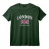 Londres Angleterre Anglais Drapeau britannique Union Jack UK T-Shirt - Style Classique pour les Fans de l'Angleterre