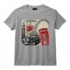 Vintage London UK I Love London Vibes Graphic T-Shirt - Souvenir de Londres à la Mode pour Hommes, Femmes et Enfants