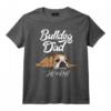 T-shirt humoristique Bulldog anglais « Dad Life Is Ruff » - Idéal pour Propriétaires et Éleveurs de Bouledogues