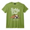 T-shirt humoristique Bulldog anglais « Dad Life Is Ruff » - Idéal pour Propriétaires et Éleveurs de Bouledogues