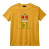Queen Elizabeth II Royal Coat of Arms Emblème Monarque Couronne T-Shirt - Souvenir de la Monarchie Britannique et du Palais de Buckingham