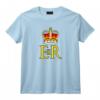 Queen Elizabeth II Royal Coat of Arms Emblème Monarque Couronne T-Shirt - Souvenir de la Monarchie Britannique et du Palais de Buckingham
