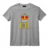 Queen Elizabeth II Royal Coat of Arms Emblème Monarque Couronne T-Shirt - Souvenir de la Monarchie Britannique et du Palais de Buckingham