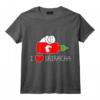 Cœur Rouge Inscription I Love Sriracha T-Shirt - Idéal pour les Amateurs de Pho et de Sauce Pimentée