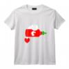 Cœur Rouge Inscription I Love Sriracha T-Shirt - Idéal pour les Amateurs de Pho et de Sauce Pimentée