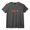 Heartbeat Design Drapeau Turc Turquie T-Shirt - Idée Cadeau Originale pour les Fans de la Turquie