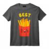 Kawaii Fries Burger 1/2 BFF Best Friends Matching T-Shirt - Anime Japanese Culture Apparel