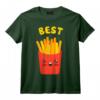 Kawaii Fries Burger 1/2 BFF Best Friends Matching T-Shirt - Anime Japanese Culture Apparel