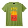 Kawaii Fries Burger 1/2 BFF Best Friends Matching T-Shirt - Anime Japanese Culture Apparel