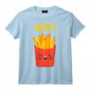 Kawaii Fries Burger 1/2 BFF Best Friends Matching T-Shirt - Anime Japanese Culture Apparel
