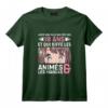 Fille majeure enfin 18 ans - J'aime les animés et les mangas T-Shirt - Idée Cadeau Fun pour Fan de Manga et Anime