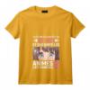 Fille Majeure enfin 18 ans - J'aime les Animés et les Mangas T-Shirt Col en V - Cadeau Humoristique pour Fan de Culture Japonaise