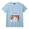 Fille Majeure enfin 18 ans - J'aime les Animés et les Mangas T-Shirt Col en V - Cadeau Humoristique pour Fan de Culture Japonaise