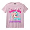 Kpop et Anime Je suis une Fille Simple J'aime l'Anime et la K-pop T-Shirt - Design Manga Coloré pour les Fans de Kpop et d'Anime