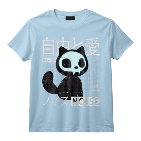 Vaporwave – Esthétique – Japonais Coréen – Chat d'horreur mignon T-Shirt - Vintage Kawaii Anime - Idéal pour les Amateurs d'Anime et de Culture Japonaise Vaporwave – Esthétique – Japonais Coréen – Chat d'horreur mignon T-Shirt - Vintage Kawaii Anime - Idéal pour les Amateurs d'Anime et de Culture Japonaise
