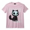 Vaporwave – Esthétique – Japonais Coréen – Chat d'horreur mignon T-Shirt - Vintage Kawaii Anime - Idéal pour les Amateurs d'Anime et de Culture Japonaise