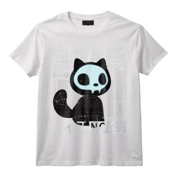 Vaporwave – Esthétique – Japonais Coréen – Chat d'horreur mignon T-Shirt - Vintage Kawaii Anime - Idéal pour les Amateurs d'Anime et de Culture Japonaise Vaporwave – Esthétique – Japonais Coréen – Chat d'horreur mignon T-Shirt - Vintage Kawaii Anime - Idéal pour les Amateurs d'Anime et de Culture Japonaise