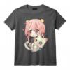Anime and Cats Lover for Teen Manga Kawaii Graphic Otaku T-Shirt - Design Chat Manga Kawaii pour les Fans d'Anime