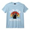 Vintage Retro Black Cat Pew Madafakas T-Shirt - Funny Halloween Costume for Cat Lovers