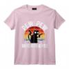 Vintage Retro Black Cat Pew Madafakas T-Shirt - Funny Halloween Costume for Cat Lovers