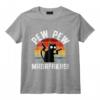 Vintage Retro Black Cat Pew Madafakas T-Shirt - Funny Halloween Costume for Cat Lovers