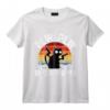 Vintage Retro Black Cat Pew Madafakas T-Shirt - Funny Halloween Costume for Cat Lovers