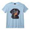 Rottweiler Mignon Rottweiler Drôle T-Shirt - Idée Cadeau Amusante pour Amoureux des Chiens Homme ou Femme