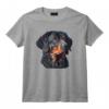 Rottweiler Mignon Rottweiler Drôle T-Shirt - Idée Cadeau Amusante pour Amoureux des Chiens Homme ou Femme
