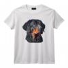 Rottweiler Mignon Rottweiler Drôle T-Shirt - Idée Cadeau Amusante pour Amoureux des Chiens Homme ou Femme
