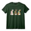Mignons lapins de Pâques Lapin léopard et lapins à fleurs T-Shirt pour Enfants - 2021 Dessin de Pâques Amusant