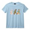 Mignons lapins de Pâques Lapin léopard et lapins à fleurs T-Shirt pour Enfants - 2021 Dessin de Pâques Amusant