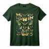 Tableau Papillon d'Inspiration Vintage Coloré T-Shirt - Idée Cadeau pour Amateurs de Nature et Enfants de Jardinage
