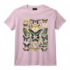 Tableau Papillon d'Inspiration Vintage Coloré T-Shirt - Idée Cadeau pour Amateurs de Nature et Enfants de Jardinage