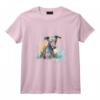 Aquarelle Colorée pour Lévrier Italien T-Shirt - Motif Pop Art Original pour Amoureux de Chiens